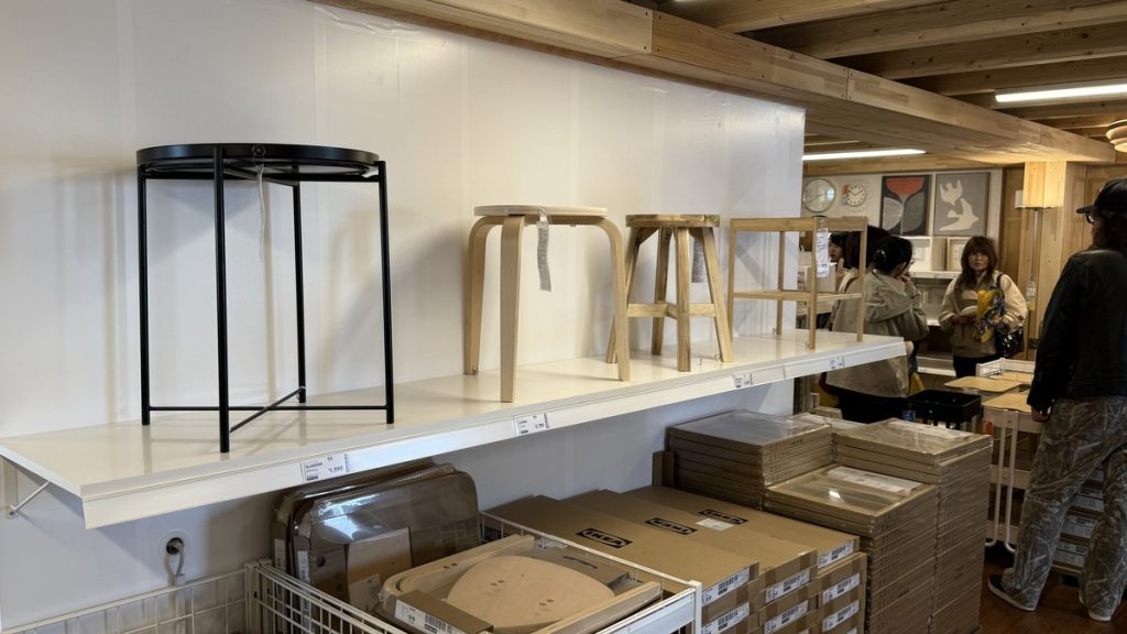 IKEAポップアップストア in 当別町 家具コーナー
