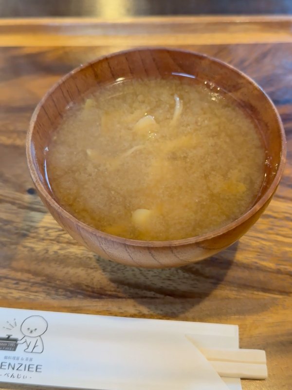 ベンジィ 江別 味噌汁